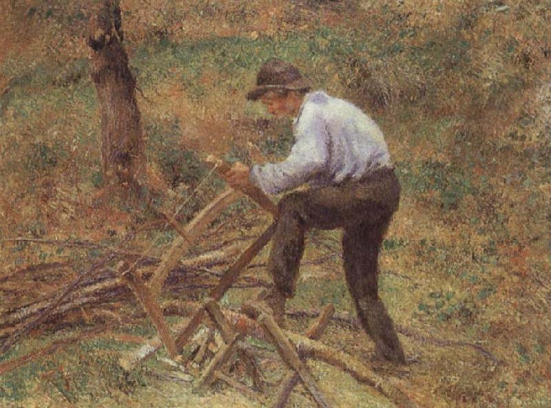 Camille Pissarro The Woodcutter Spain oil painting art
